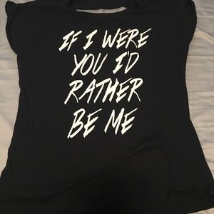 Black graphic tee (2 for $12)